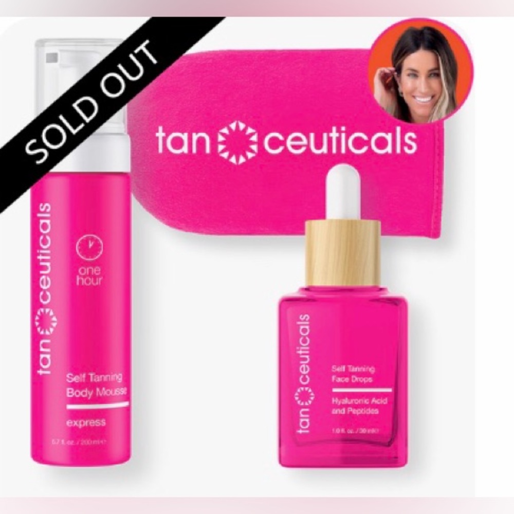 Jen Reed…Sold out tanceuticals self tanning set